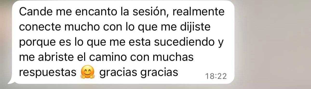 Mensaje de clienta